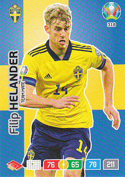 Filip Helander Sweden Panini UEFA EURO 2020#318